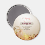 Aangepaste naam en Jaar non, 60e Jubileum Religieu Magneet (Voorkant / Achterkant)