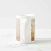 Aangepaste naam en Jaar non, 60e Jubileum Religieu Porselein Kop (Achterkant)