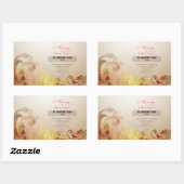 Aangepaste naam en Jaar non, 60e Jubileum Religieu Rechthoekige Sticker (Vel)