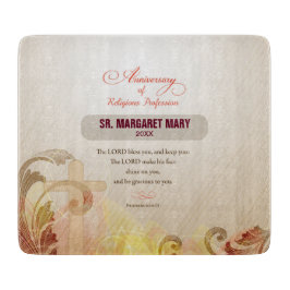 Aangepaste naam en Jaar non, 60e Jubileum Religieu Snijplank