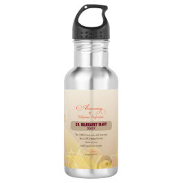 Aangepaste naam en Jaar non, 60e Jubileum Religieu Waterfles