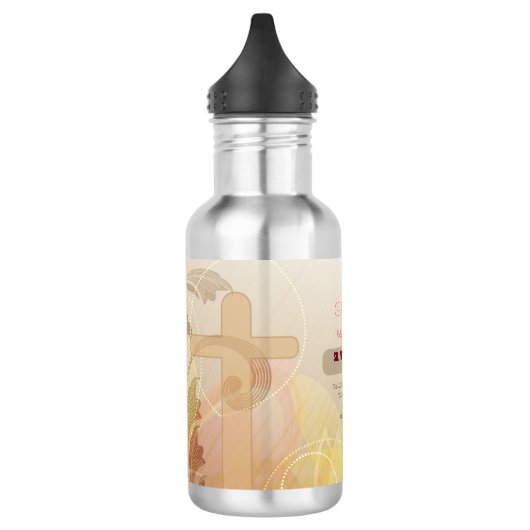 Aangepaste naam en Jaar non, 60e Jubileum Religieu Waterfles (Links)