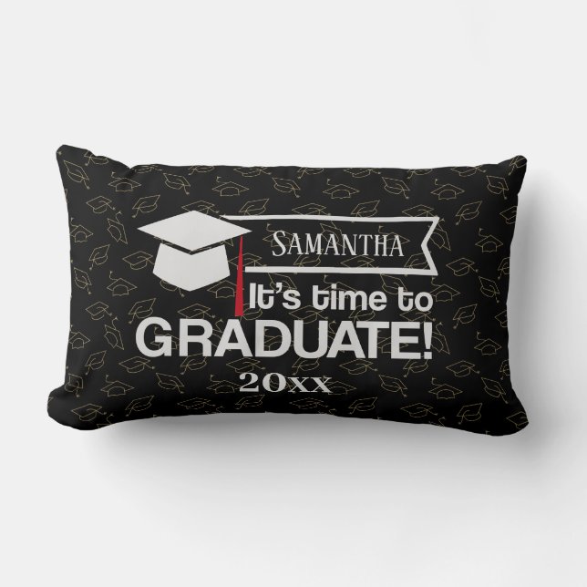 Aangepaste naam en jaarcode Afstuderen Kussen (Voorkant)