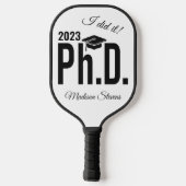 Aangepaste naam en jaardoctoraat pickleball paddle (Achterkant)
