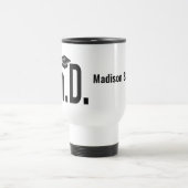 Aangepaste naam en jaardoctoraat  reisbeker (Center)