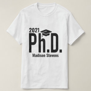 Aangepaste naam en jaardoctoraat shirts