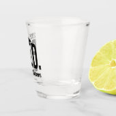 Aangepaste naam en jaardoctoraat shot glas (Rechts)