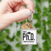 Aangepaste naam en jaardoctoraat sleutelhanger (Hand)