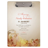 Aangepaste naam en jaarnaam, 60e priesterbestellin klembord (Voorkant)