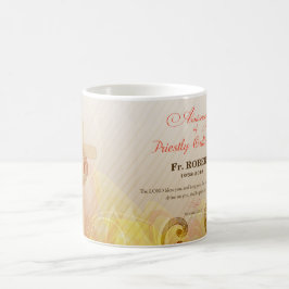 Aangepaste naam en jaarnaam, 60e priesterbestellin koffiemok