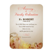 Aangepaste naam en jaarnaam, 60e priesterbestellin magneet (Verticaal)