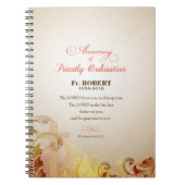 Aangepaste naam en jaarnaam, 60e priesterbestellin notitieboek (Voorkant)