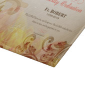 Aangepaste naam en jaarnaam, 60e priesterbestellin snijplank (Hoek)