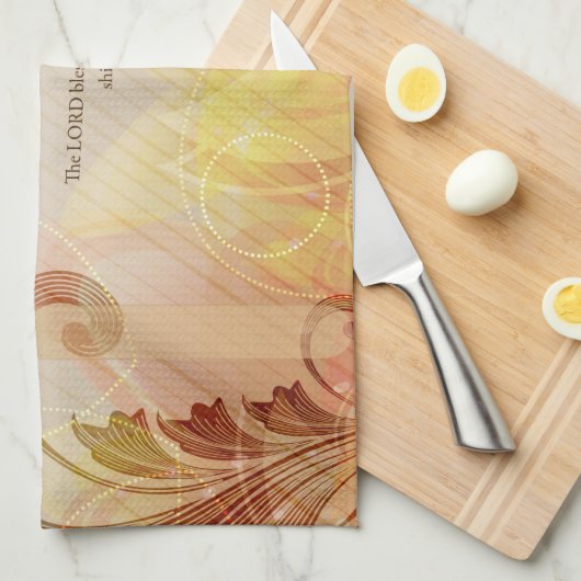 Aangepaste naam en jaarnaam, 60e priesterbestellin theedoek (Quarter Fold)