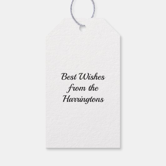 Aangepaste naam en jaartal Afstuderen Cadeaulabel (Achterkant)