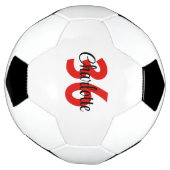 Aangepaste naam en Jersey Number Kinder Voetbal (Gedraaid)