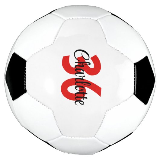 Aangepaste naam en Jersey Number Kinder Voetbal (Gedraaid)