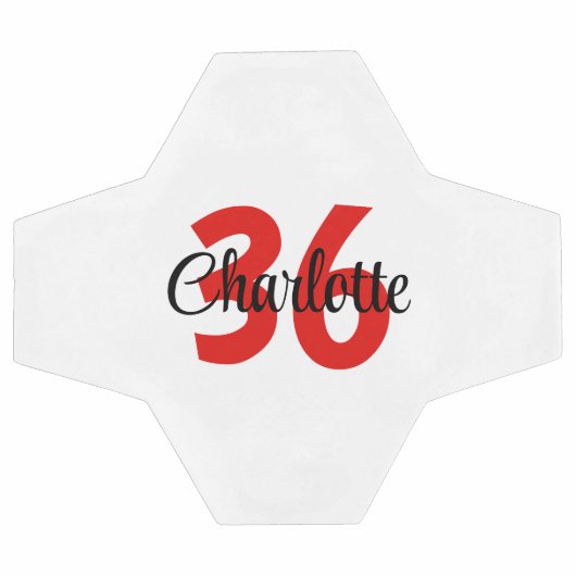 Aangepaste naam en Jersey Number Kinder Voetbal (Enkel)