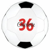 Aangepaste naam en Jersey Number Kinder Voetbal (Voorkant)