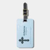 Aangepaste naam en Jubileum jaarabonnement, hoogst Bagagelabel (Voorkant verticaal)