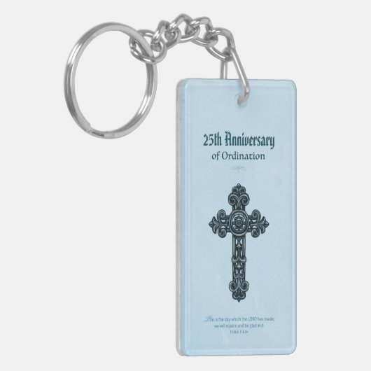 Aangepaste naam en Jubileum jaarabonnement, hoogst Sleutelhanger (Voorkant Links)