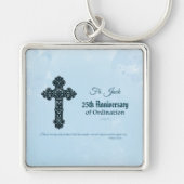 Aangepaste naam en Jubileum jaarabonnement, hoogst Sleutelhanger (Voorkant)