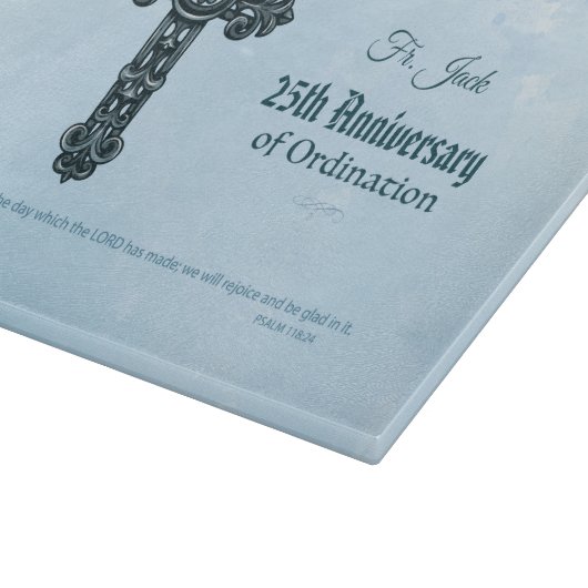 Aangepaste naam en Jubileum jaarabonnement, hoogst Snijplank (Hoek)