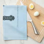 Aangepaste naam en Jubileum jaarabonnement, hoogst Theedoek (Quarter Fold)