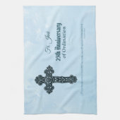 Aangepaste naam en Jubileum jaarabonnement, hoogst Theedoek (Verticaal)