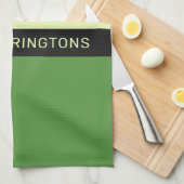 Aangepaste naam en keukenhanddoek voor monogram (Quarter Fold)