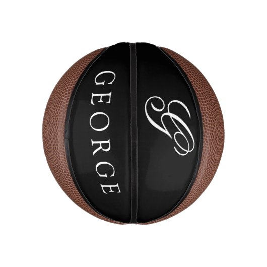 Aangepaste naam en kleur basketbal (Verticaal)