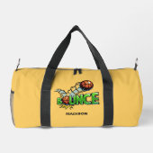 Aangepaste naam en kleur BOUNCE Basketball Plunjezak (Achterkant)