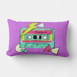 Aangepaste naam en kleur Casette Tape kussens