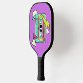Aangepaste naam en kleur Casette Tape Pickleball Paddle (Links)
