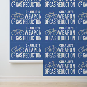 Aangepaste naam en kleur fiets behang