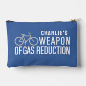 Aangepaste naam en kleur fiets etui (Achterkant)