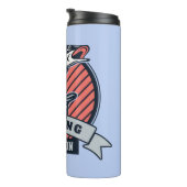 Aangepaste naam en kleur Fisher-tumbler Thermosbeker (Geroteerd rechts)