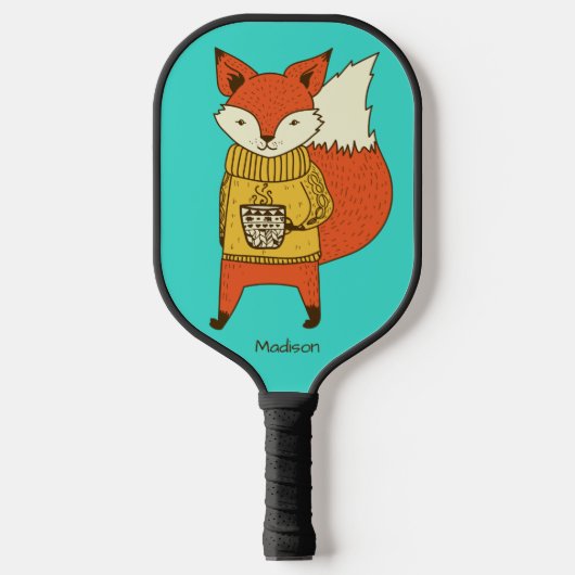 Aangepaste naam en kleur Fox Pickleball Paddle (Voorkant)
