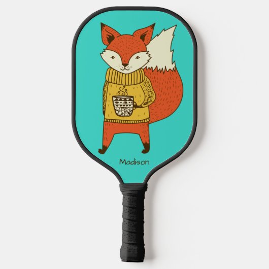 Aangepaste naam en kleur Fox Pickleball Paddle (Achterkant)
