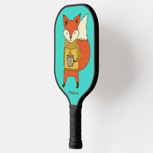 Aangepaste naam en kleur Fox Pickleball Paddle (Links)