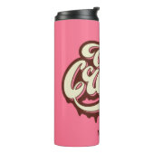 Aangepaste naam en kleur Ice Cream-droogtrommel Thermosbeker (Gedraaid links)