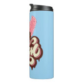 Aangepaste naam en kleur Ice Cream-droogtrommel Thermosbeker (Geroteerd rechts)