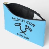 Aangepaste naam en kleur Strandtype Etui (Open)