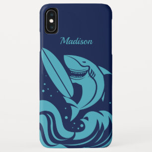 Aangepaste naam en kleur Surfer Sharp-telefoondraa Case-Mate iPhone Case