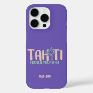 Aangepaste naam en kleur Tahiti iPhone 16 Pro Hoesje