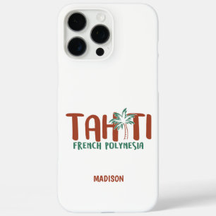 Aangepaste naam en kleur Tahiti iPhone 16 Pro Max Hoesje