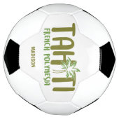 Aangepaste naam en kleur Tahiti Voetbal (Gedraaid)