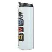Aangepaste naam en kleur wandelen thermosbeker (Geroteerd rechts)