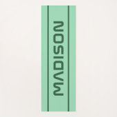 Aangepaste naam en kleur yoga mat (Voorkant)