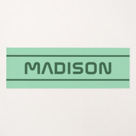 Aangepaste naam en kleur yoga mat